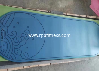China SGS Sided Texture Thick 6mm ECO Rubber Yoga Mats , Power Yoga Mats supplier