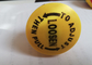 Yellow Caps Gym Equipment Parts / Weight Pop Pin For Strength Equipment supplier
