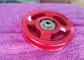 Alloy Material Gym Equipment Pulley 4.5 Inch Red Design Health Equipment Rollers supplier
