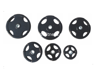 China PU Barbell Weight Plates 2.5kg - 20kg Bumper Weight Plates For Fitness Equipment supplier