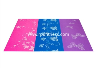 China Anti Slip Gym Yoga Mats Color Optional 3 - 8mm Thick For Commercial Clubs supplier