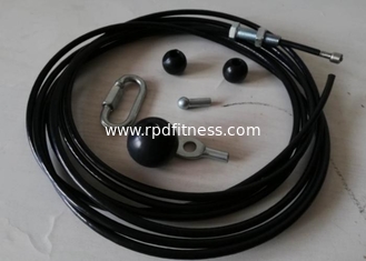 China Nylon Coated Gym Cable Wire Rope 1/4'' Outer Diameter For Commercial Fitness Clubs supplier
