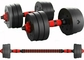 40kgs Rubber Coated Gym Fitness Cement Adjustable Dumbbell supplier
