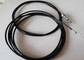 RAPID Gym Equipment Parts , Black Plastic Wire Rope For Gym Equipment supplier